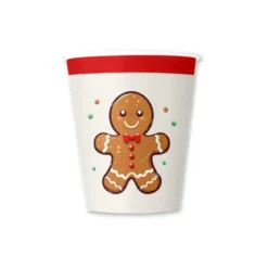 SET 6 GOBELETS CARTON 25CL PETIT BISCUIT