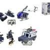 SET HELICOPTERE ET VEHICULE DE POLICE