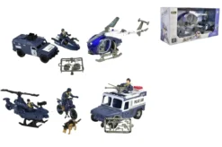 SET HELICOPTERE ET VEHICULE DE POLICE