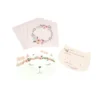 SET 6 INVITATIONS ET ENVELOPPES PAPIER 14XH.11CM BOHO CHAT