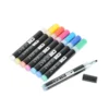 SET 8 MARQUEURS ACRYLIQUES POINTE 3MM COLORIS CLASSIQUES
