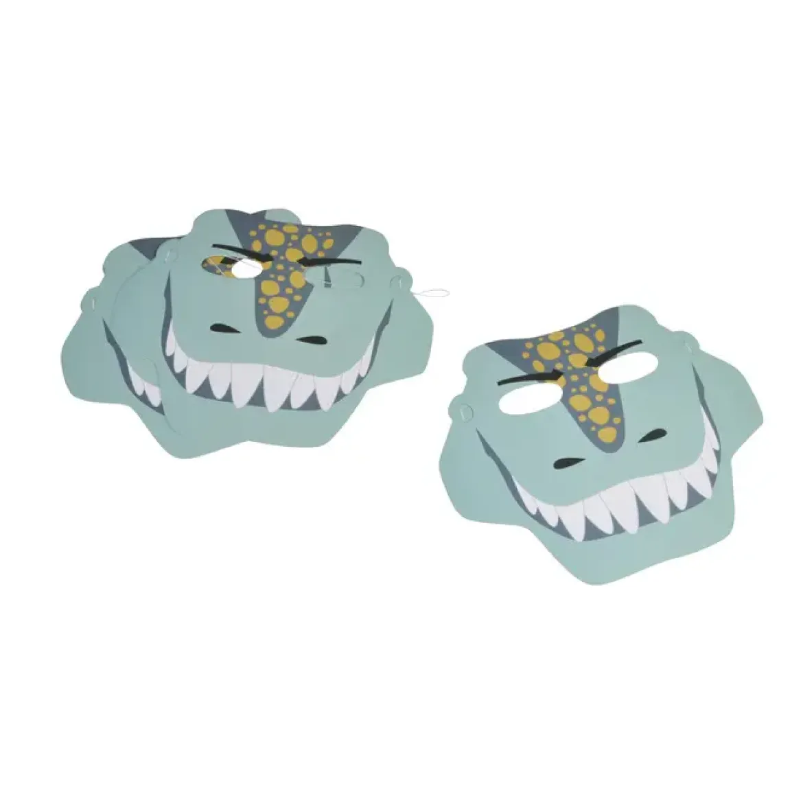 SET 6 MASQUES PAPIER HAPPY DINO