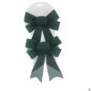 SET 2 NOEUDS VERTS 15X17CM