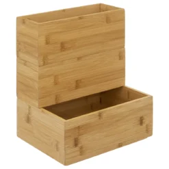 SET 3 ORGANISEURS BAMBOU