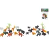 SET 13 PIECES ANIMAUX FERME SAVANE