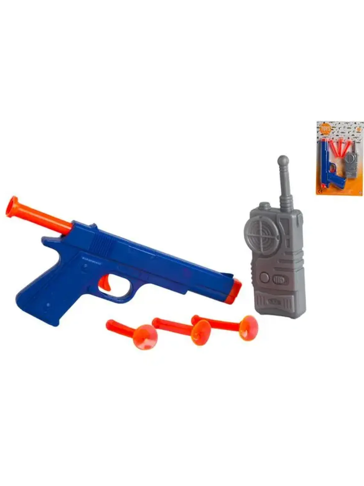 SET PISTOLET ET 3 FLECHETTES ET ACCESSOIRES