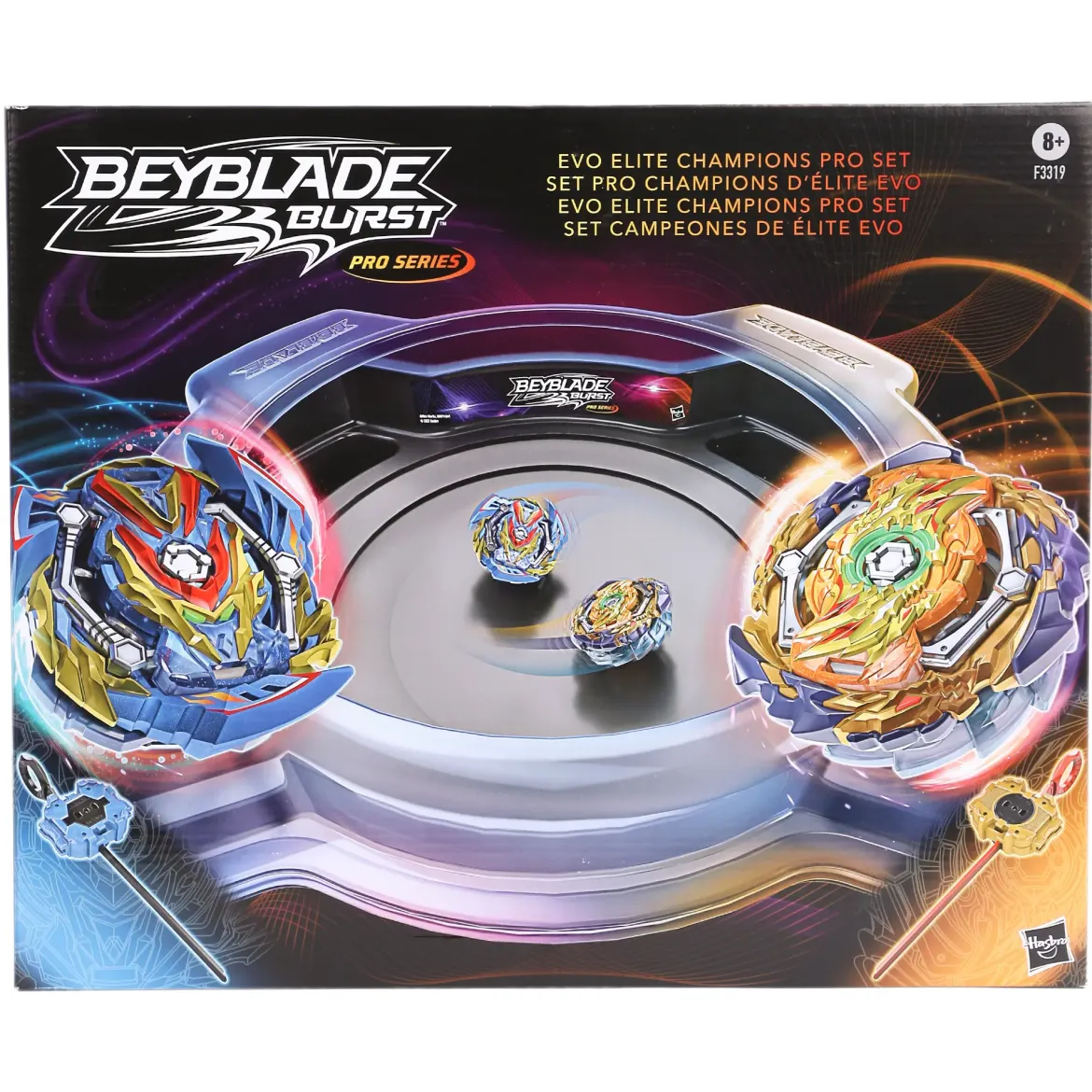 SET PRO CHAMPIONS D ELITE EVO BEYBLADE