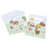 SET 6 SACS A BONBONS PAPIER H.23CM ANIMAUX LA FERME