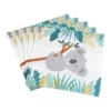 SET 20 SERVIETTES PAPIER 3 PLIS 33X33CM KOALA