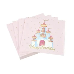 SET 20 SERVIETTES PAPIER 3 PLIS 33X33CM PRINCESSE CHEVAL