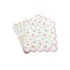 SET 20 SERVIETTES PAPIER 3 PLIS 33X33CM PRINCESSE NATURE