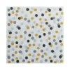 SET 20 SERVIETTES 3 PLIS 33X33CM CONFETTIS EN FOLIE