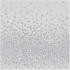 SET 20 SERVIETTES 3 PLIS 33X33CM CONFETTIS ARGENT
