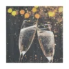 SET 20 SERVIETTES 3 PLIS 33X33CM COUPES FESTIVES