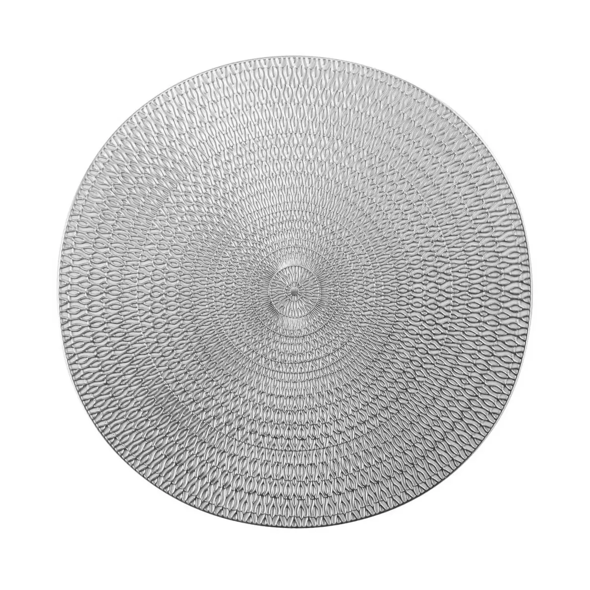 SET TABLE 38CM AJOURE CREOLE ARGENT