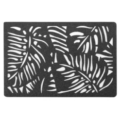 SET TABLE 30X45CM AJOURE PAILLETTES LENA NOIR