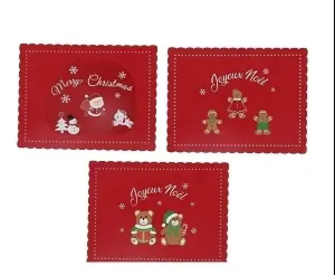 SET TABLE 40X30CM NOEL