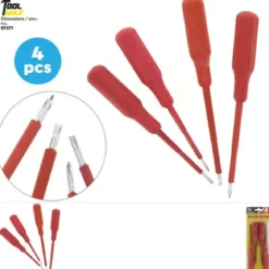 SET 4 TOUNEVIS MANCHE CAOUTCHOUTE