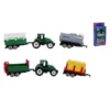 SET TRACTEUR ET 2 REMORQUES
