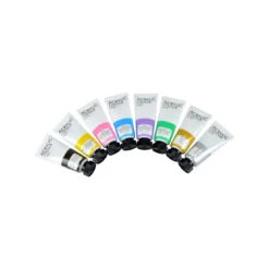 SET 8 TUBES DE PEINTURE ACRYLIQUE 22ML LES METALLISES
