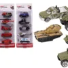 SET 5 VEHICULES METAL POLICE POMPIER OU ARMEE