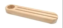 SOCLE BOIS POUR DECO ET FIOLE 18X1.6X4CM