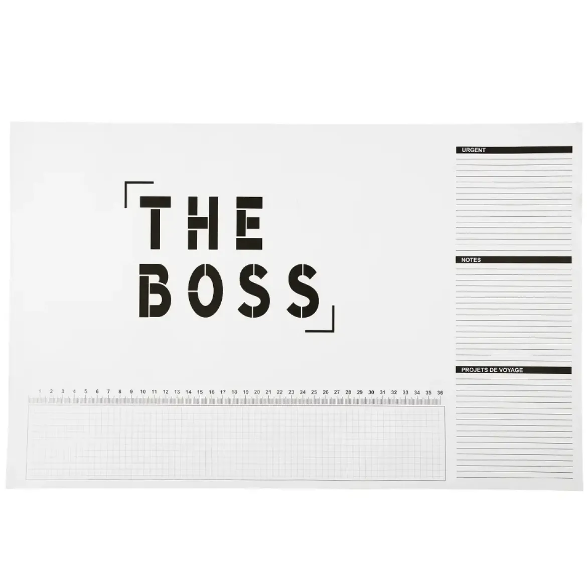 SOUS MAIN PAPIER THE BOSS