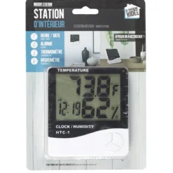 STATION THERMOMETRE ET HYGROMETRE INTERIEUR