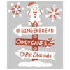 STICKER FLOQUE CANNE 28X34CM