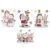 STICKER POP UP PERE NOEL ET COMPAGNIE 28X34CM