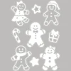STICKERS FLOQUES PAIN EPICE GNOME