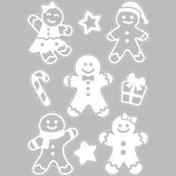 STICKERS FLOQUES PAIN EPICE GNOME