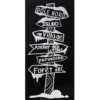 STICKERS PAILLETTE SAPIN FLOCON 23X49CM
