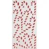 STICKERS PAILLETTES ROUGE ET BLANC 10X20CM