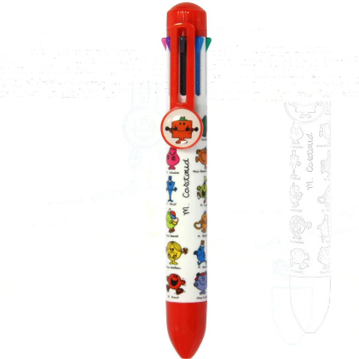 STYLO 8 COULEURS MR MME