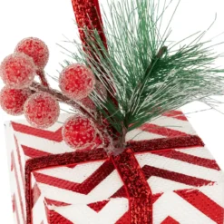 SUJET CADEAU BAIES ROUGES 10CM