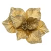 SUJET DE NOEL POINSETTIA OR