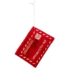 SUJET ENVELOPPE FEUTRINE ROUGE 12CM
