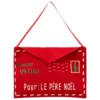 SUJET ENVELOPPE FEUTRINE ROUGE 25CM