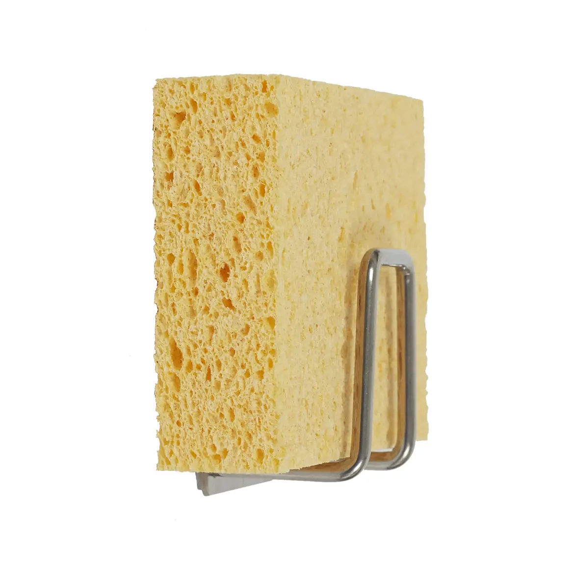 SUPPORT EPONGE ADHESIF INOX 4X4X3CM