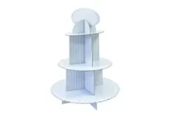 SUPPORT 3 ETAGES POUR CUP CAKE BABY SHOWER BLEU