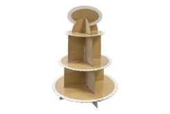 SUPPORT 3 ETAGES POUR CUP CAKE FACON KRAFT