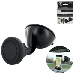 SUPPORT SMARTPHONE AIMANTE A VENTOUSE