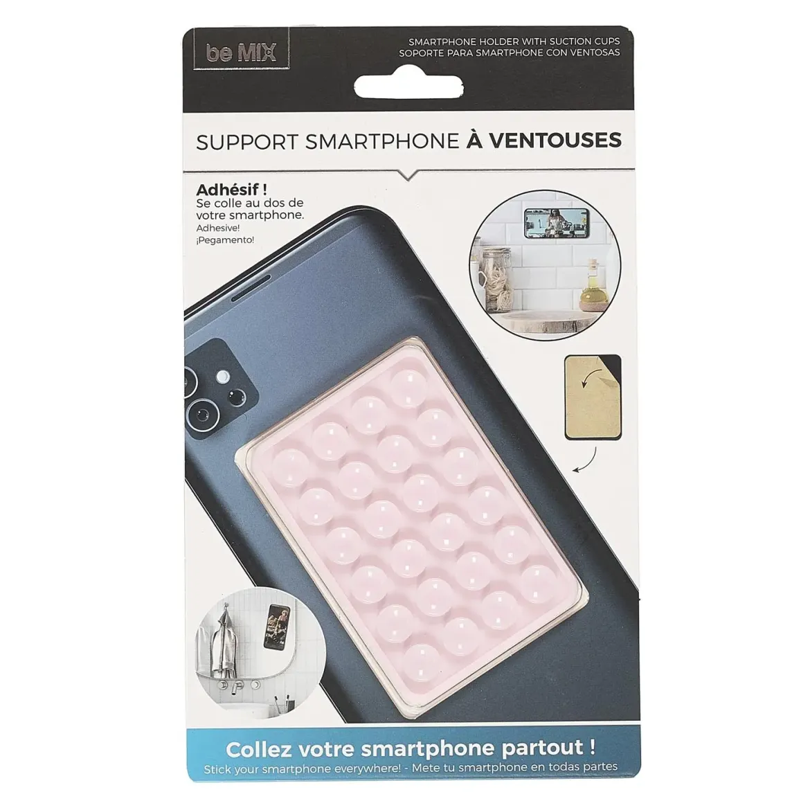 SUPPORT VENTOUSE POUR TELEPHONE