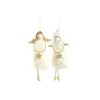 SUSPENSION ANGE LAINEUX ETOILE 24X3CM