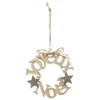 SUSPENSION BOIS COURONNE MINI 10CM