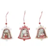SUSPENSION CLOCHE AJOUREE AVEC SCENE DE NOEL