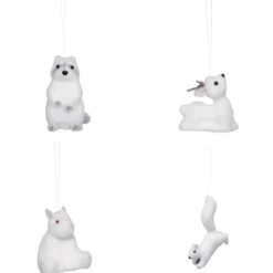 SUSPENSION DE NOEL ANIMAUX PAILLETTE