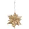 SUSPENSION DE NOEL FLEUR CUIVRE 11CM