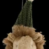 SUSPENSION DE NOEL TETE HERISSON 15CM